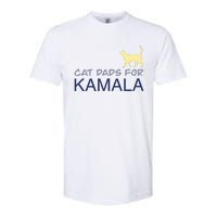 Cat Dads For Kamala Harris For President 2024 Softstyle CVC T-Shirt