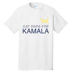 Cat Dads For Kamala Harris For President 2024 Tall T-Shirt