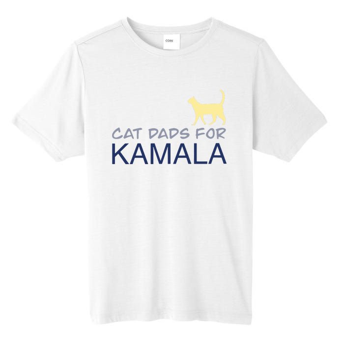 Cat Dads For Kamala Harris For President 2024 Tall Fusion ChromaSoft Performance T-Shirt