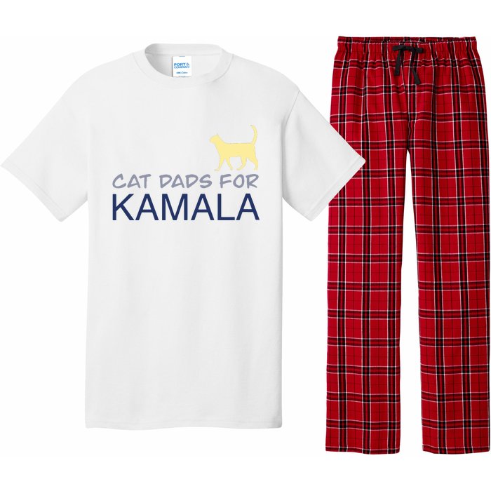 Cat Dads For Kamala Harris For President 2024 Pajama Set