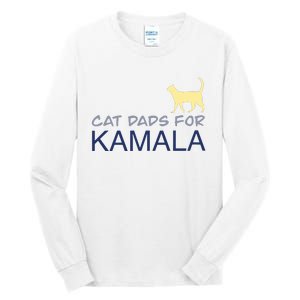 Cat Dads For Kamala Harris For President 2024 Tall Long Sleeve T-Shirt