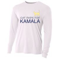 Cat Dads For Kamala Harris For President 2024 Cooling Performance Long Sleeve Crew