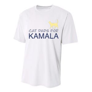 Cat Dads For Kamala Harris For President 2024 Performance Sprint T-Shirt