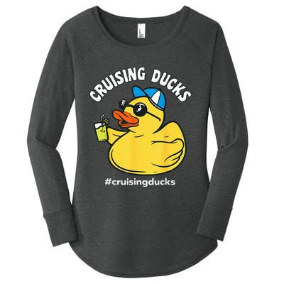 Cruising Ducks Family Cruise Matching Cruise Duck Women's Perfect Tri Tunic Long Sleeve Shirt