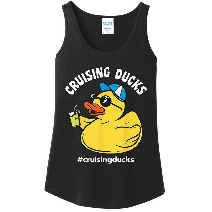 Cruising Ducks Family Cruise Matching Cruise Duck Ladies Essential Tank