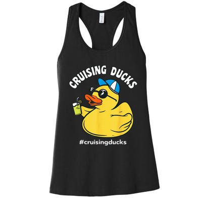 Cruising Ducks Family Cruise Matching Cruise Duck Women's Racerback Tank