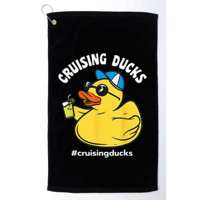 Cruising Ducks Family Cruise Matching Cruise Duck Golf Towel