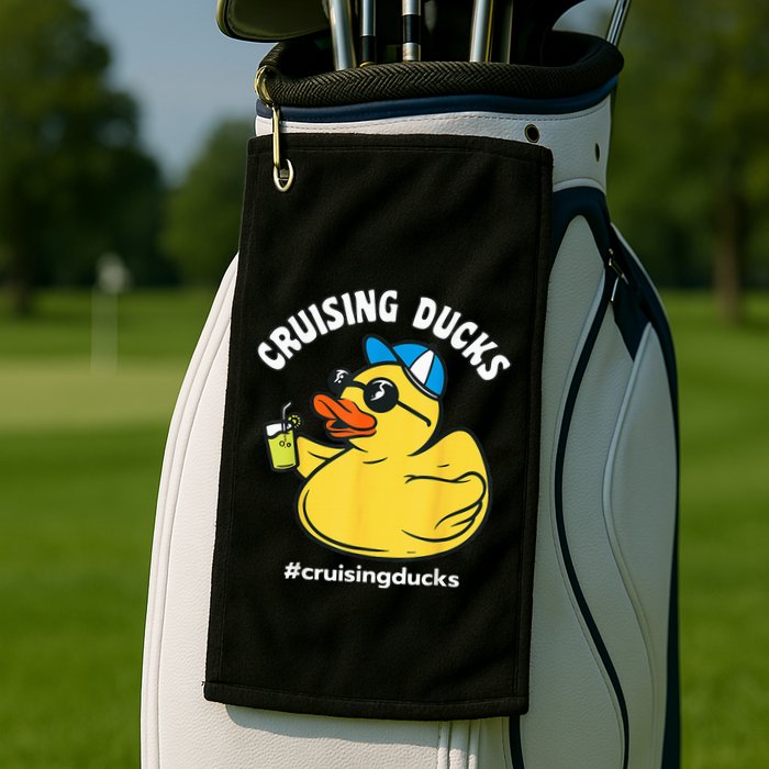 Cruising Ducks Family Cruise Matching Cruise Duck Golf Towel