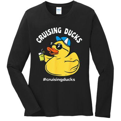 Cruising Ducks Family Cruise Matching Cruise Duck Ladies Long Sleeve Shirt