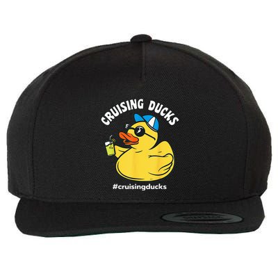 Cruising Ducks Family Cruise Matching Cruise Duck Wool Snapback Cap