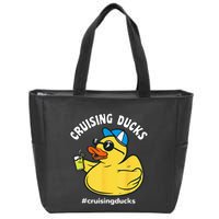 Cruising Ducks Family Cruise Matching Cruise Duck Zip Tote Bag