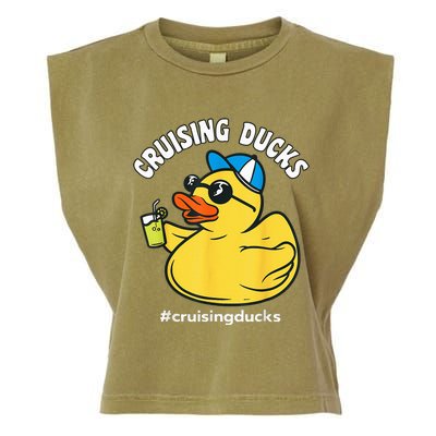 Cruising Ducks Family Cruise Matching Cruise Duck Garment-Dyed Women's Muscle Tee