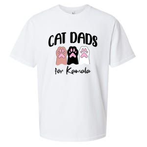 Cat Dads For Kamala Funny Political Sueded Cloud Jersey T-Shirt