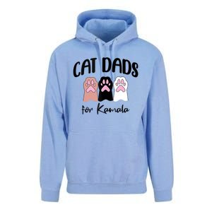 Cat Dads For Kamala Funny Political Unisex Surf Hoodie