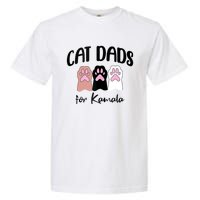 Cat Dads For Kamala Funny Political Garment-Dyed Heavyweight T-Shirt