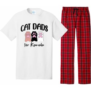 Cat Dads For Kamala Funny Political Pajama Set