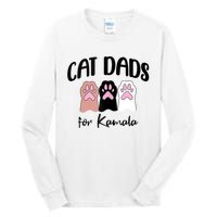 Cat Dads For Kamala Funny Political Tall Long Sleeve T-Shirt