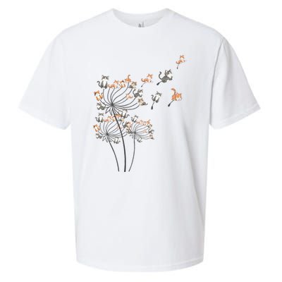 Cute Dandelion Flower Sueded Cloud Jersey T-Shirt