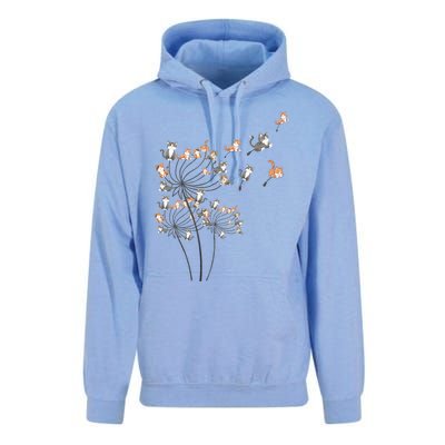 Cute Dandelion Flower Unisex Surf Hoodie