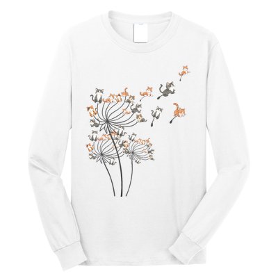 Cute Dandelion Flower Long Sleeve Shirt