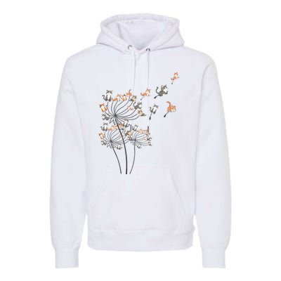 Cute Dandelion Flower Premium Hoodie