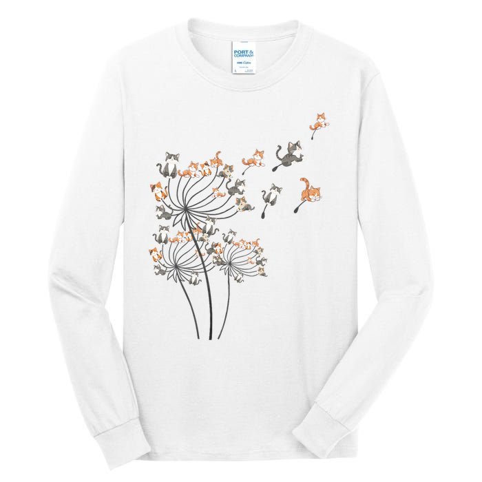 Cute Dandelion Flower Tall Long Sleeve T-Shirt