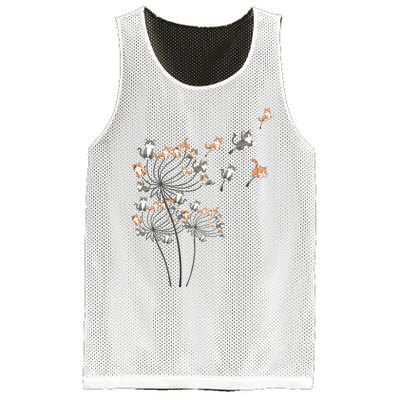 Cute Dandelion Flower Mesh Reversible Basketball Jersey Tank