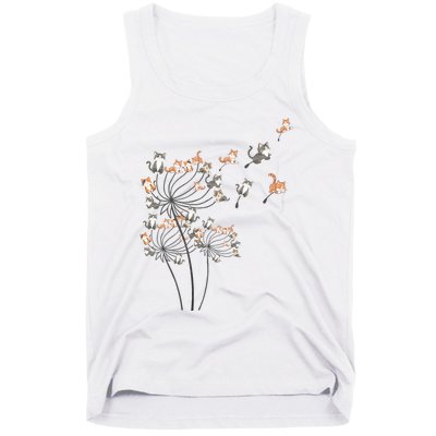 Cute Dandelion Flower Tank Top