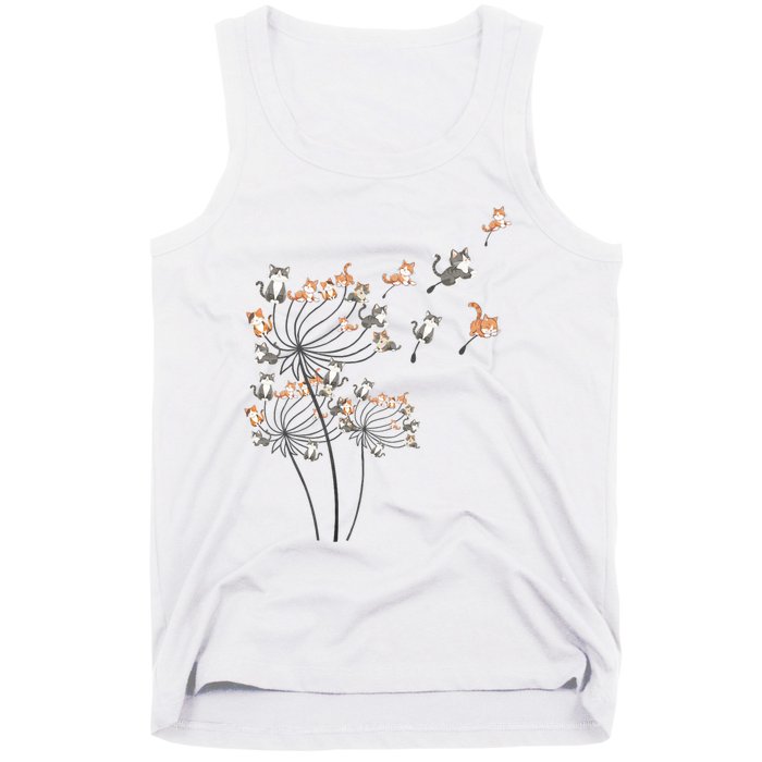 Cute Dandelion Flower Tank Top