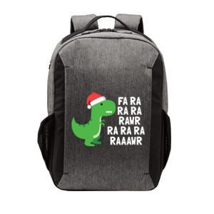 Christmas Dinosaur Fa Ra Rawr Trex Gift Vector Backpack