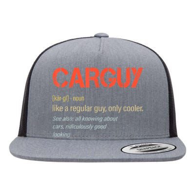 Carguy Definition Funny Car Guy Collector Owner Car Flat Bill Trucker Hat