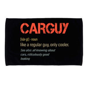 Carguy Definition Funny Car Guy Collector Owner Car Microfiber Hand Towel