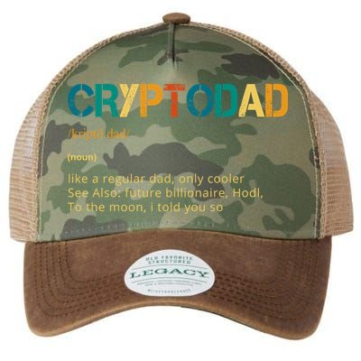 Cryptodad Definition Funny Future Billionaire Legacy Tie Dye Trucker Hat