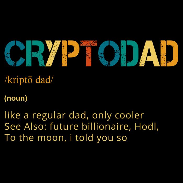Cryptodad Definition Funny Future Billionaire Flexfit Unipanel Trucker Cap