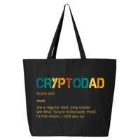 Cryptodad Definition Funny Future Billionaire 25L Jumbo Tote