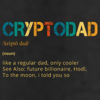 Cryptodad Definition Funny Future Billionaire 25L Jumbo Tote
