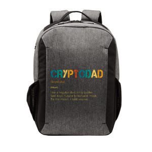 Cryptodad Definition Funny Future Billionaire Vector Backpack