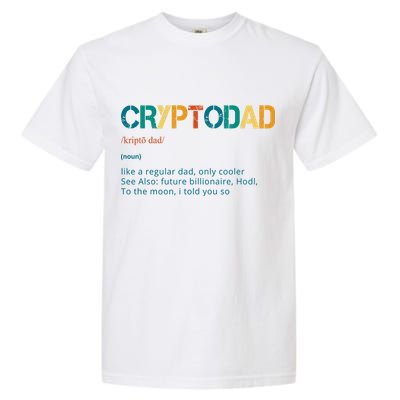 Cryptodad Definition Funny Future Billionaire Garment-Dyed Heavyweight T-Shirt