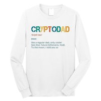 Cryptodad Definition Funny Future Billionaire Long Sleeve Shirt