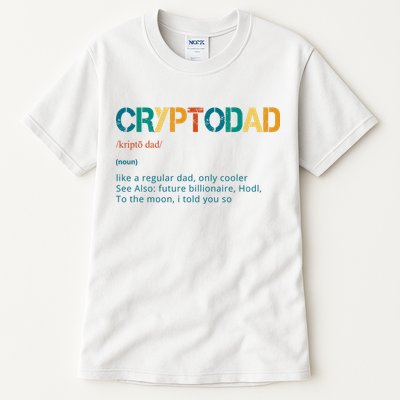 Cryptodad Definition Funny Future Billionaire Tall T-Shirt