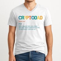 Cryptodad Definition Funny Future Billionaire V-Neck T-Shirt
