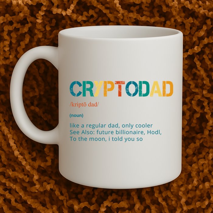 Cryptodad Definition Funny Future Billionaire Mug