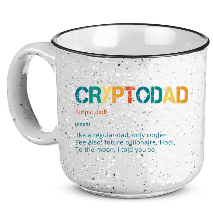 Cryptodad Definition Funny Future Billionaire 15oz Campfire Ceramic Mug