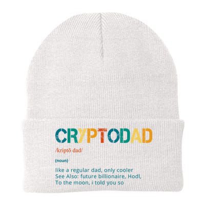 Cryptodad Definition Funny Future Billionaire Beanie