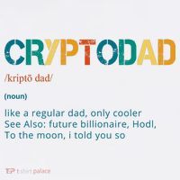 Cryptodad Definition Funny Future Billionaire Poster