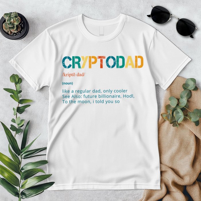 Cryptodad Definition Funny Future Billionaire Premium T-Shirt