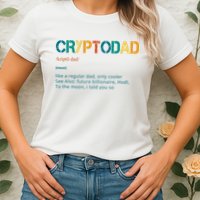 Cryptodad Definition Funny Future Billionaire Womens T-Shirt
