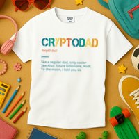 Cryptodad Definition Funny Future Billionaire Kids T-Shirt