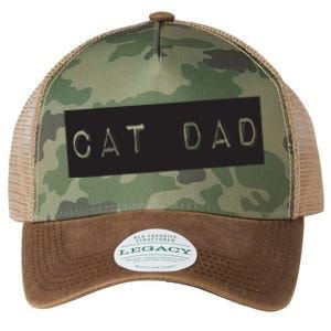 Cat Dad Funny Black Cat Legacy Tie Dye Trucker Hat