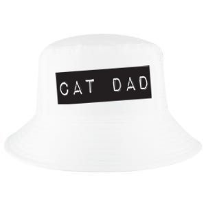 Cat Dad Funny Black Cat Cool Comfort Performance Bucket Hat